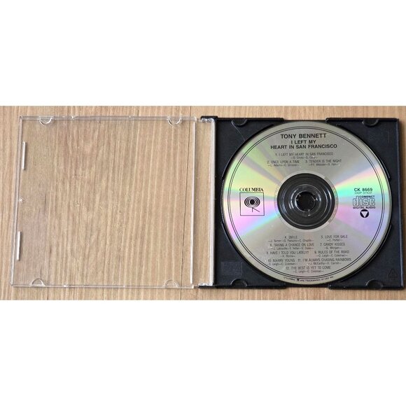 I Left My Heart in San Francisco by Tony Bennett Oct-1990 Columbia USA CD Only - Picture 2 of 4